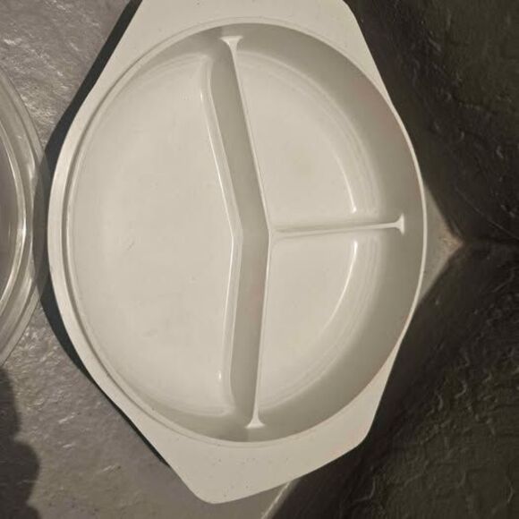 Nordicware Microwave 3 Section Container Bowl 9" x 7" - Picture 2 of 7